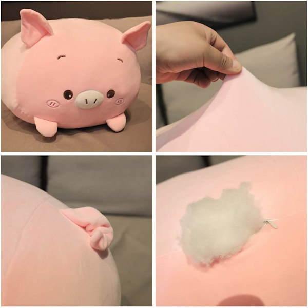 Mjuk Piggplyschkudde, Fylld Djurleksak, Piggkroppskudde, 2