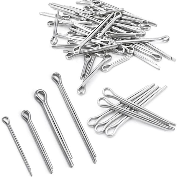 Splintstift 150 stycken 304 Rostfritt Stål Låsningsstift Sortiment