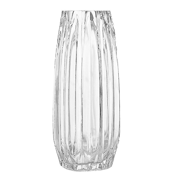 Nordic Glassthicken Vas Transparent Svart Vas Vardagsrum(w DXGHC
