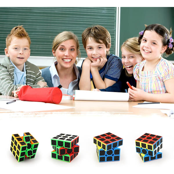 Speed ​​Cube Stickerless, 3x3x3 Speed ​​Cube Magic Cube Christ DXGHC
