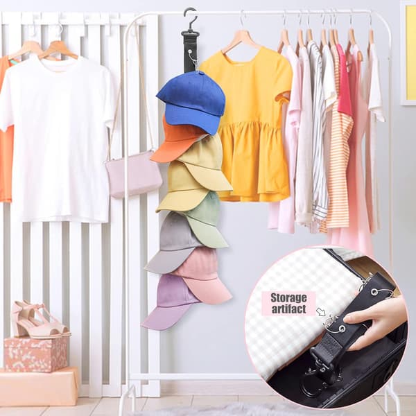 Baseball Cap Stativ Skabskrog Opbevaring Organizer, 1 Pak