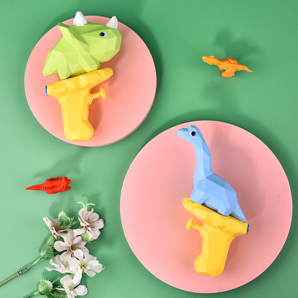 5 stk Dinosaur Vandpistol Push Mini Tegneserie Vandpistol Legetøj