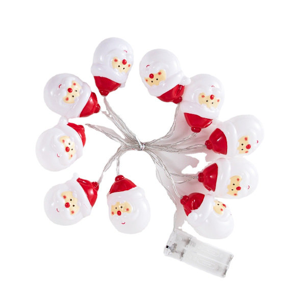 LED-lysstreng med julemann-motiv for julefestligheter
