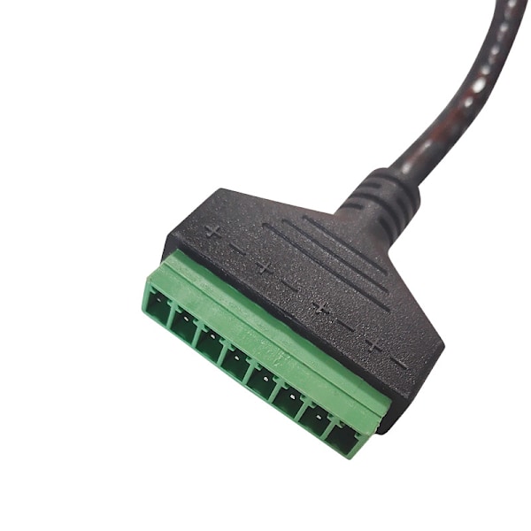 Ny RJ45 drejelig 8-polet terminal sømløs RJ45 med ører mesh kabel