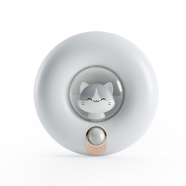 Donut Kitten nattlys med intelligent menneskelig bevegelsessensor