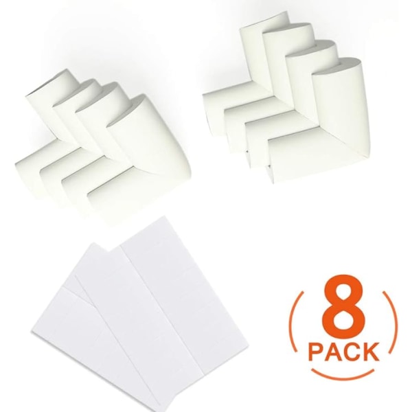 [8-pack] Bordhörnsskydd, Mjukt Skumhörnskydd för Bebis