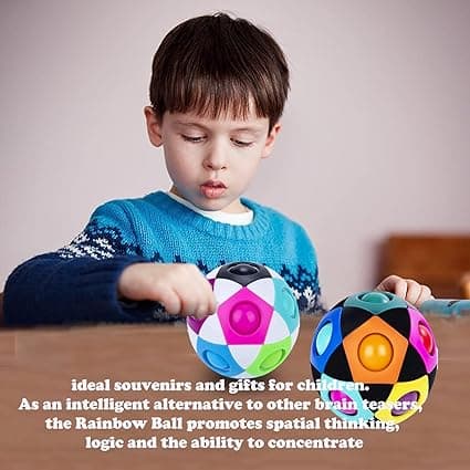 Regnbue Magic Balls - Magic Balls til Børn og Voksne (Pakke med 2)