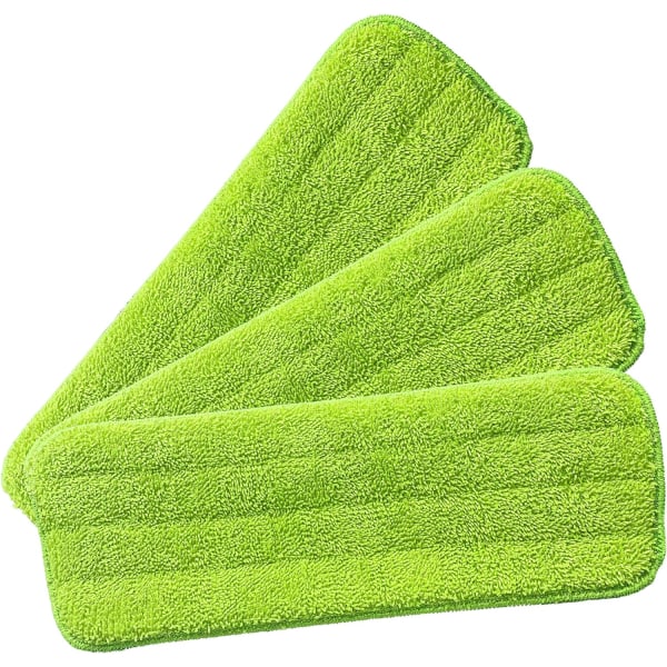 Gulvmopp erstatning mikrofiber mopp pads, pakke med 3 Spray Mo DXGHC