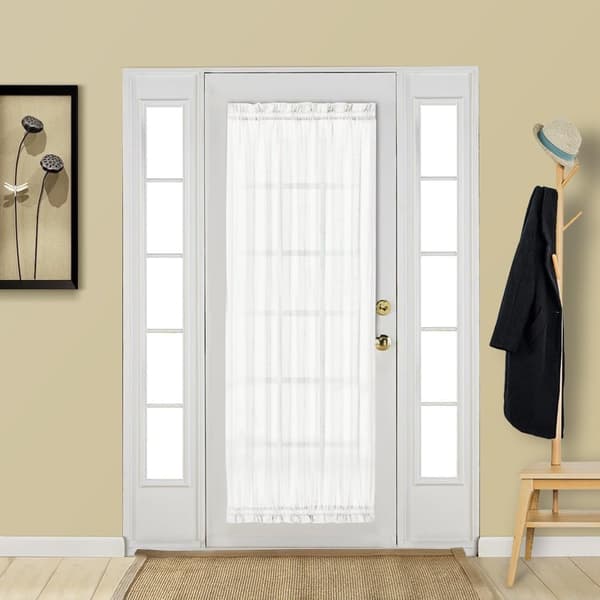 Dörrgardinpanel Elegant Solid Sheer Gardin 54\"x72\" Voile Drap