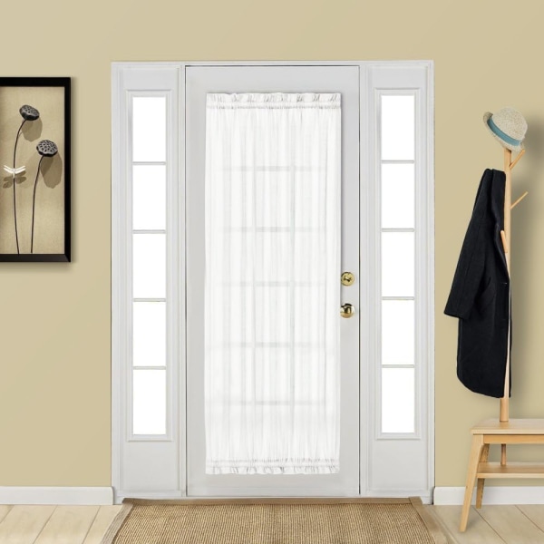 Oviverho Paneelin Elegantti Kiinteä Läpinäkyvä Verho 54\"x72\" Voile Drap