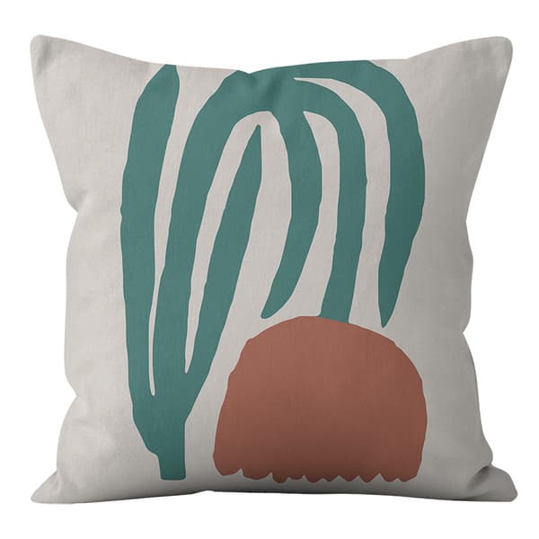 Pudebetræk 45 X 45 Cm, polyester Abstrakt Blomst Pudebetræk W