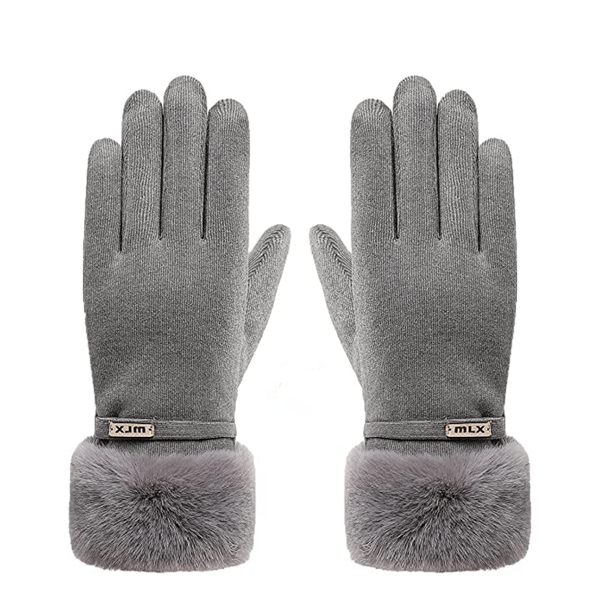 Vinterhandskar för kvinnor, termiska pekskärmhandskar för kvinnor och flickor, G