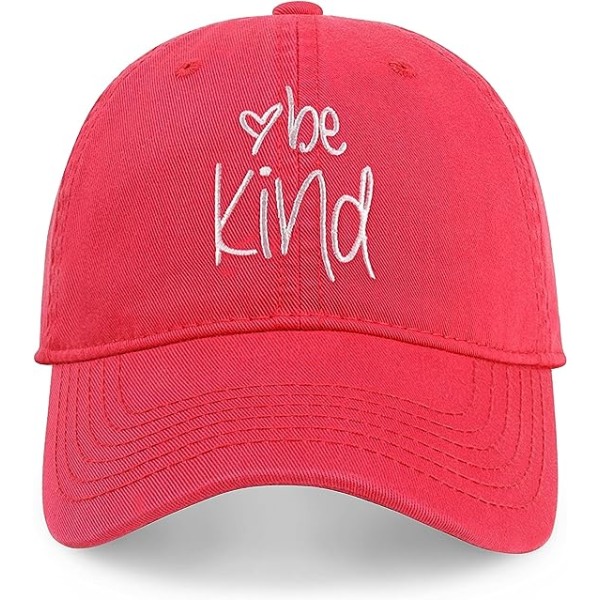 Be Kind Trendy Baseball Caps Unisex Mote Mote Bomulls Polo Stil