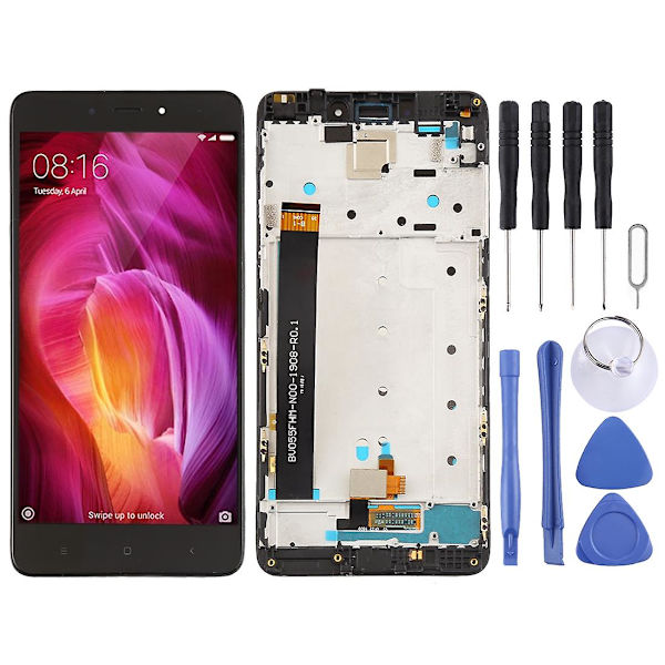 Tft LCD-skärm för Xiaomi Redmi Note 4 Digitizer Full Assembl DXGHC