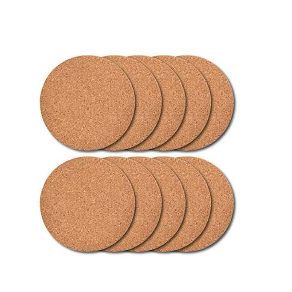 Varmeunderlag – sett med 3 treunderlag – diameter 10 cm