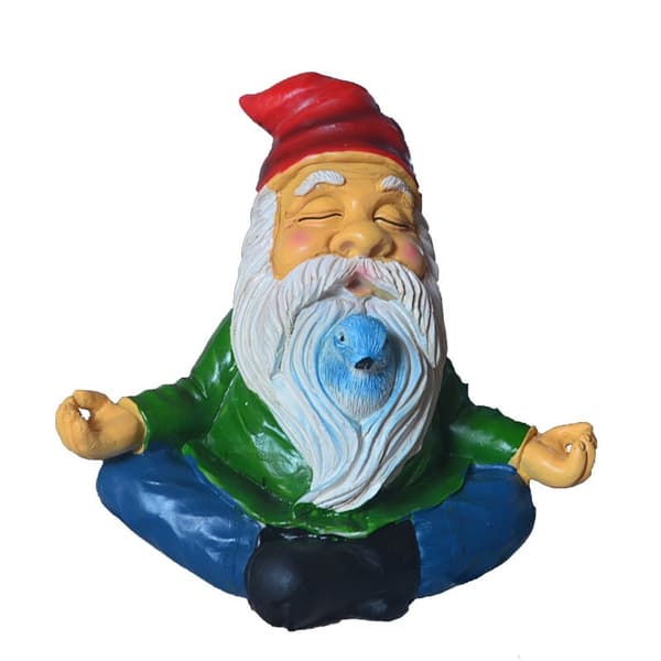 Havefigur til haven, 8\", Resin, Fuld farve