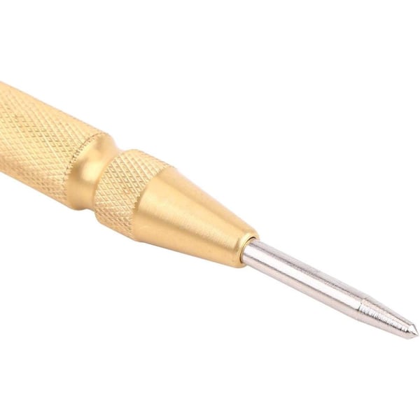 Automatisk Center Punch Værktøj, (Guld) 5 Tommer Automatisk
