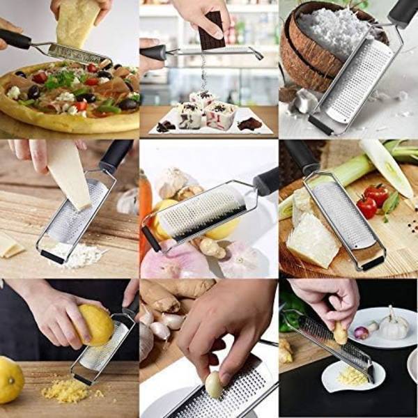 Multifunktionel rustfrit stål ostegnider, ostegnider, citron