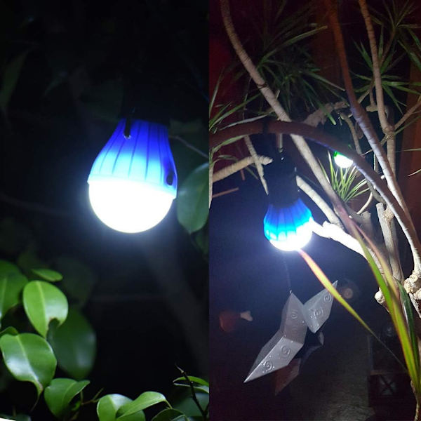 Campinglanterne LED-lanterne 3 moduser Vanntett Nødlys