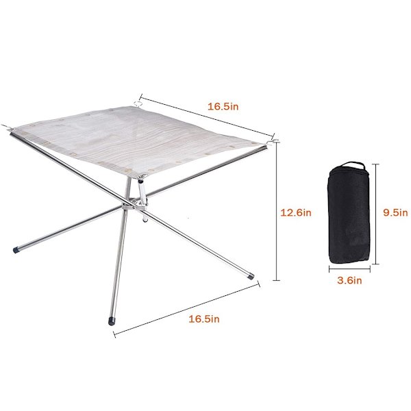 Fällbar Eldstad för Utomhus, Används för Camping och Grillning