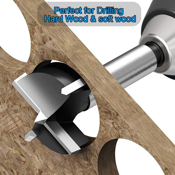 32 mm Forstner-bor for tre, Tungsten Carbide Forstner-bor