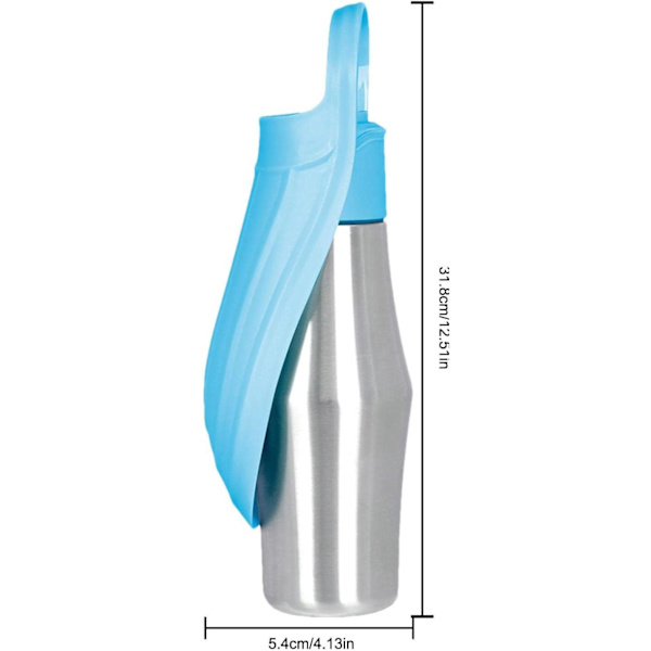 Kannava Koiran Vedenpullo, 750ML Koiran Kävelyvedenpullo, Do DXGHC