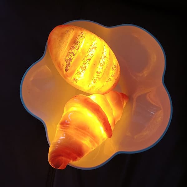 LED nattlys, simuleringsbrødlys, hjemmedekorativt nattlys