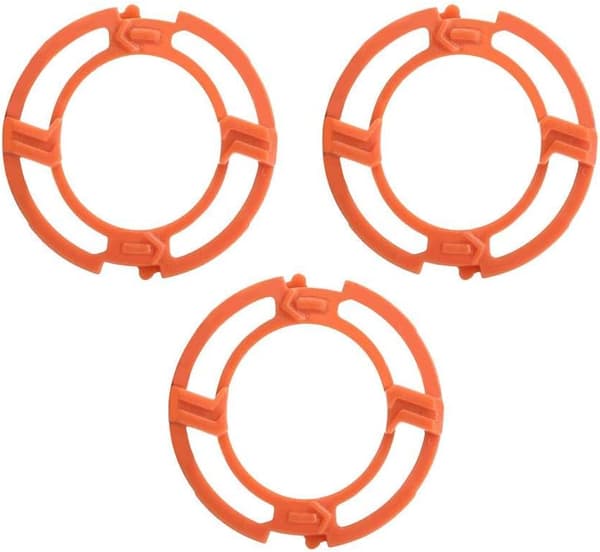 Paket med 15 Orange Bladshållare, Hållplattor för