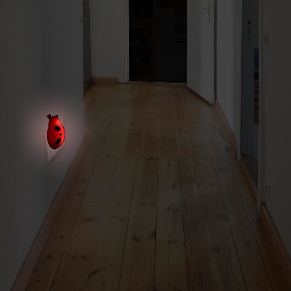 Nattlampa med uttag, Nomadisk lampa med skymning, Ladybag