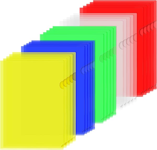 30 Transparente Dokumentlommer Arkbeskytter til A4 og Le DXGHC