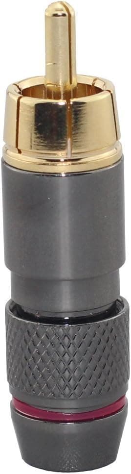 4 stk Preffair/R1733 lydfil-kvalitets lydkabel lotus plugg
