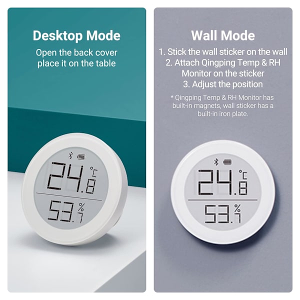 Bluetooth Digital Termometer Hygrometer Sensor (fungerar endast med