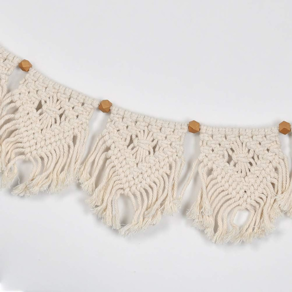 Macrame Väggbonad Boho Chic Bohemian Hem Geometrisk Konst