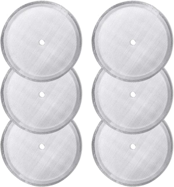 (1000 ml, 6 filter) Cafe Filter, Fransk Kaffebryggare Rostfritt S