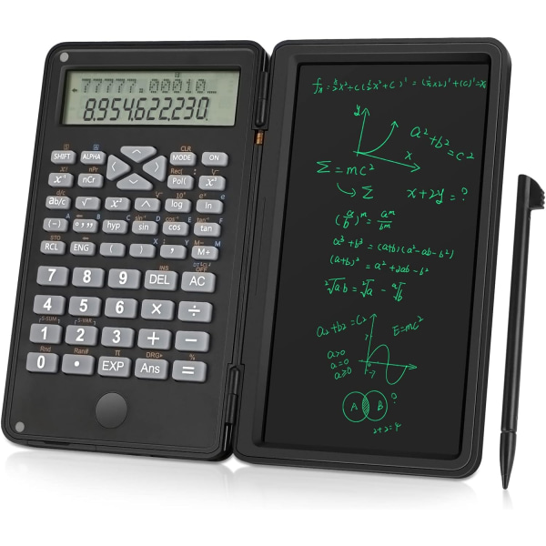 Miniräknare Basic skrivbordsräknare med skrivplatta, bärbar F