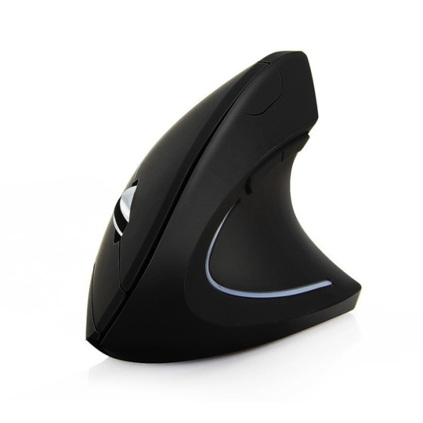 Trådløs mus, ergonomisk vertikal mus, 800-1600 DPI, 6 knapper