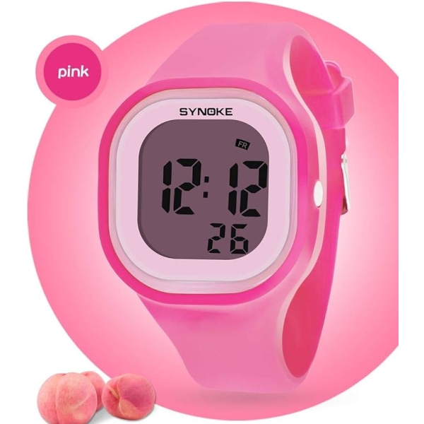 Jelly Korean version male and female student electronic watch f