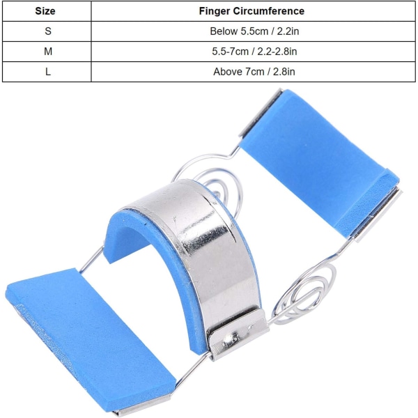 (M)Finger Splint Splint, Rostfritt stål Finger Rehabilitation Tr