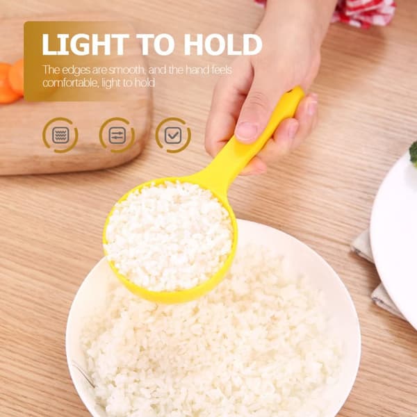 Sett med 4 Nonstick Runde Risformer: Rissskje Sushi Risspatel