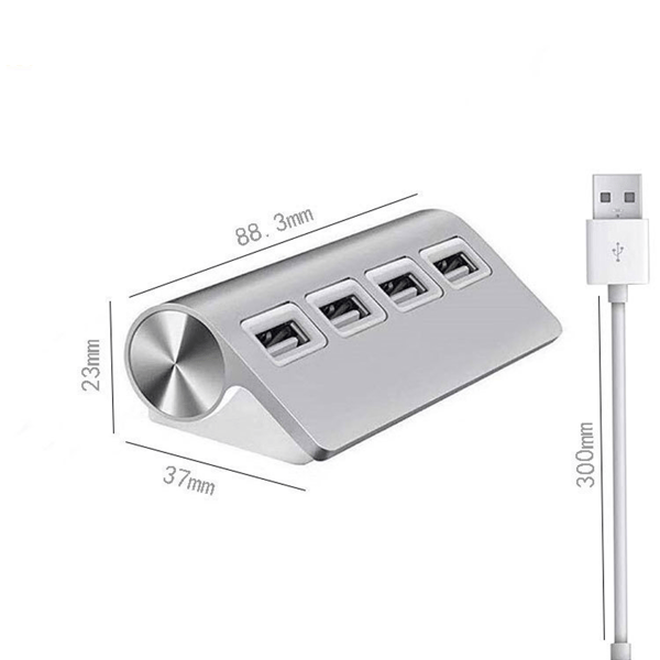 USB-hub En til Fire Hub TypecHUB Splitter Utvidelse Aluminium DXGHC