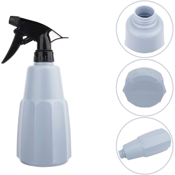 2 sprayflaskor 500ml plast tom sprayflaska för rengöring DXGHC