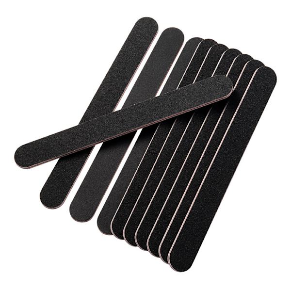 10 profesjonelle dobbeltsidige 100/180 matte neglfiler Diamant pla