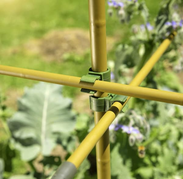 5-pakke 360° stangkoblinger, multifunksjonsklips, fiksering for planter