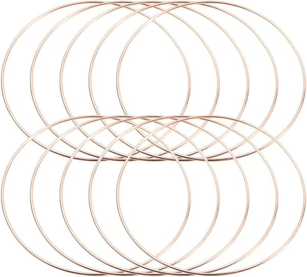 10 st Drömfångarringar Metallringar Drömfångarringar Cirkel