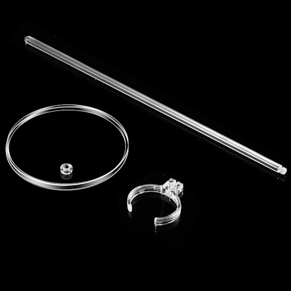 6 Stykker Dukke-Visningsstativ Holder Plastik Dukke-Stativ Holder til
