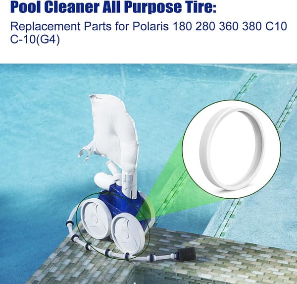 Tilpassbare myke gummidekk for Polaris 180 280 360 3