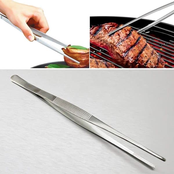 304 Rustfrit Stål Grilltang, Professionel Køkkentang