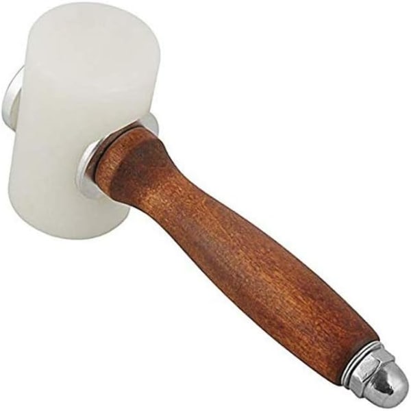 Læder Carving Hammer, Leathercraft Mallet, Cow Leather Tailorin