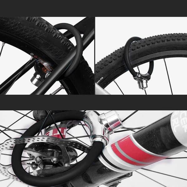 Cykelkæde Lås Universal Mini Bærbar Cykel Lås Kæde Lås Kabel