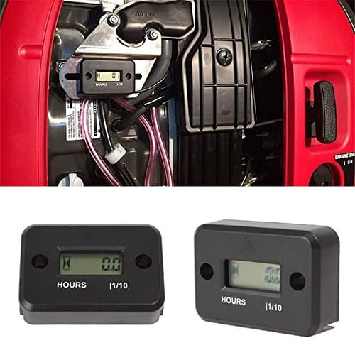 Vandafvisende LCD-display Digital Timer Måler til ATV Mot